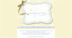 Desktop Screenshot of dandelionavenue.com