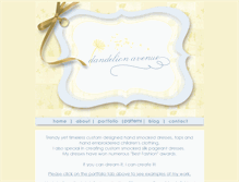 Tablet Screenshot of dandelionavenue.com